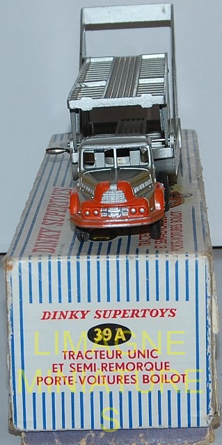 Tracteur Unic Dinky porte voiture Boilot - Collection Tracteur Unic Dinky porte voiture Boilot - Collection